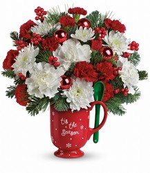 Teleflora's Merry Mug Bouquet from Fields Flowers in Ashland, KY